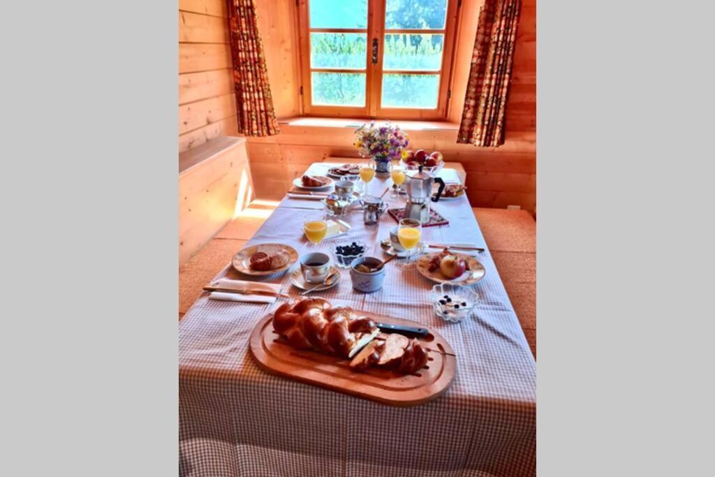 Chalet Wulli In Der Naehe Der Skianlagen Savognin Exterior foto